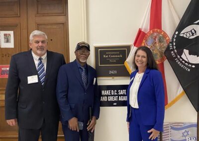 BAC John Saddler, Simeon Fowler, Susan McGrath Inside the Capital Building in DC