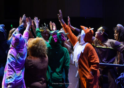 The Eau Gallie High School students performing "The Stories of the Stars".