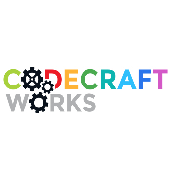 Codecraft Works Logo with gears