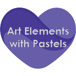 Purple Heart Button Art Elements