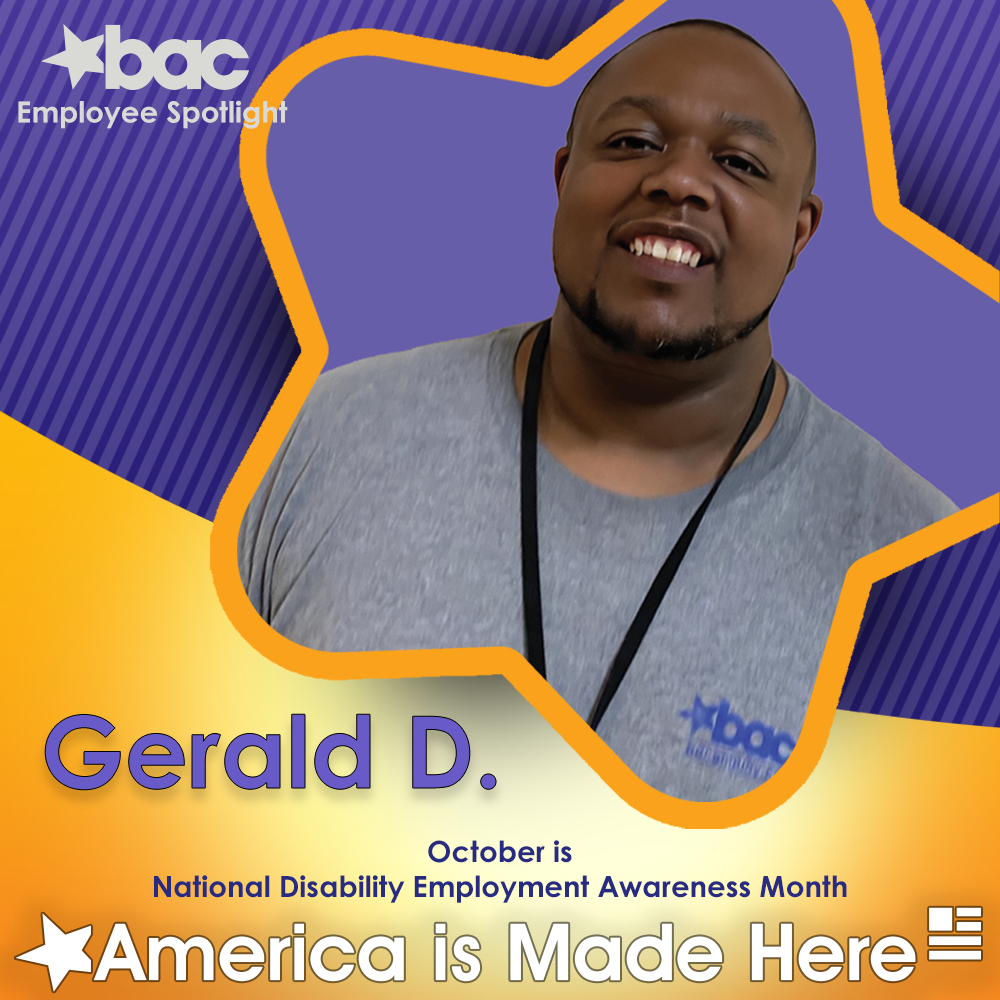 Employee Spotlight Gerald D Stylized photo of Gerald D for an employee spotlight