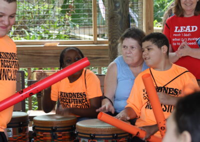 39th Color in Motion Arts Festival Student playing Drums