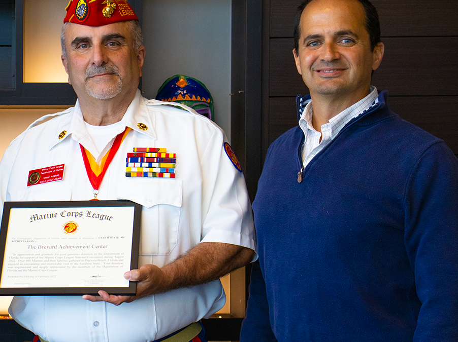 BAC Receives Award From Marine Corps League