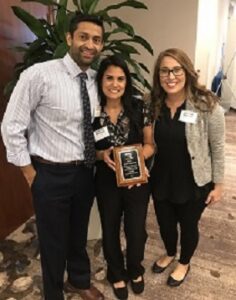 Award winner Janessa I. (center)