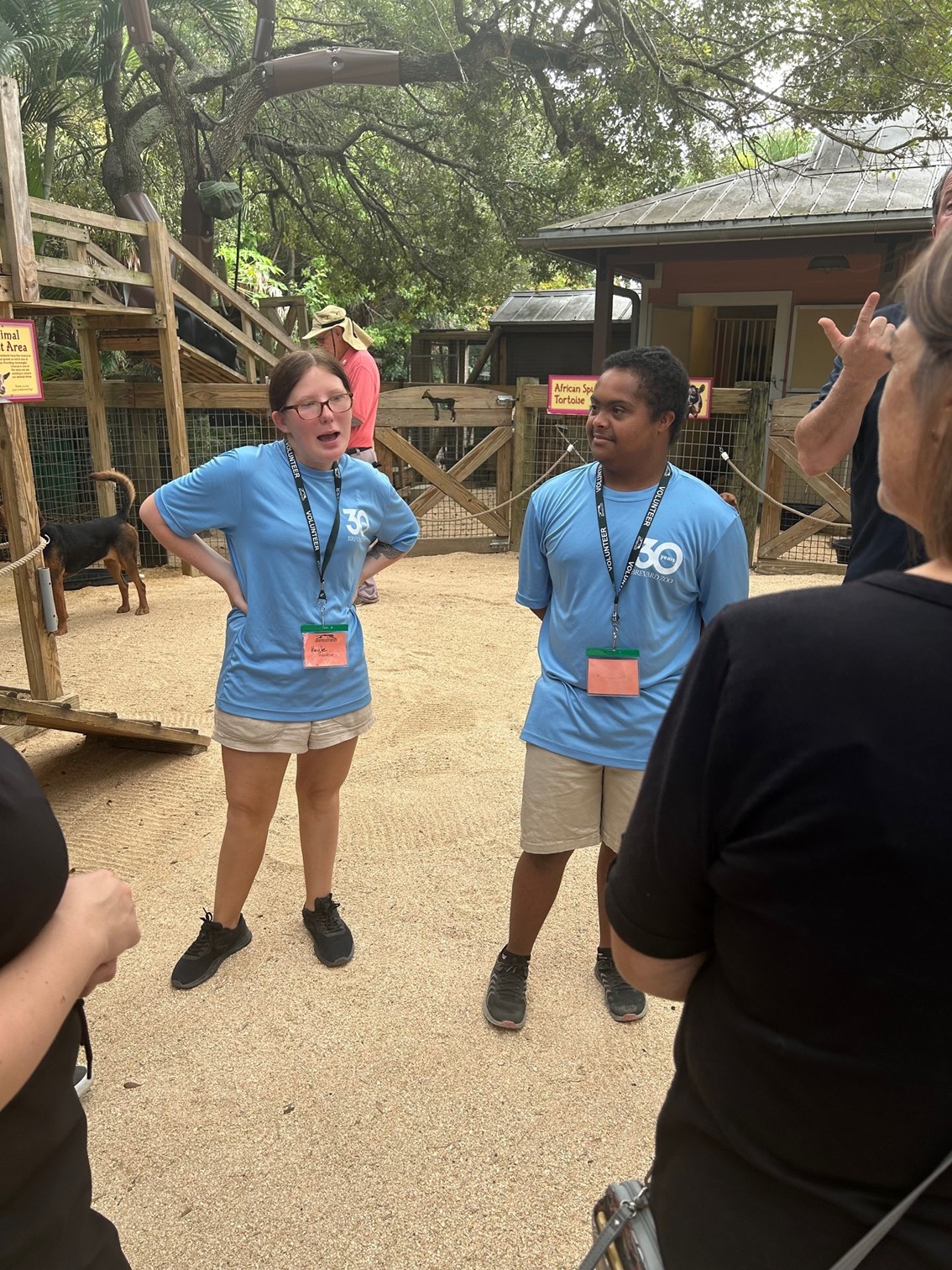 WBLE Learn to Earn Youth Program Students at Brevard Zoo