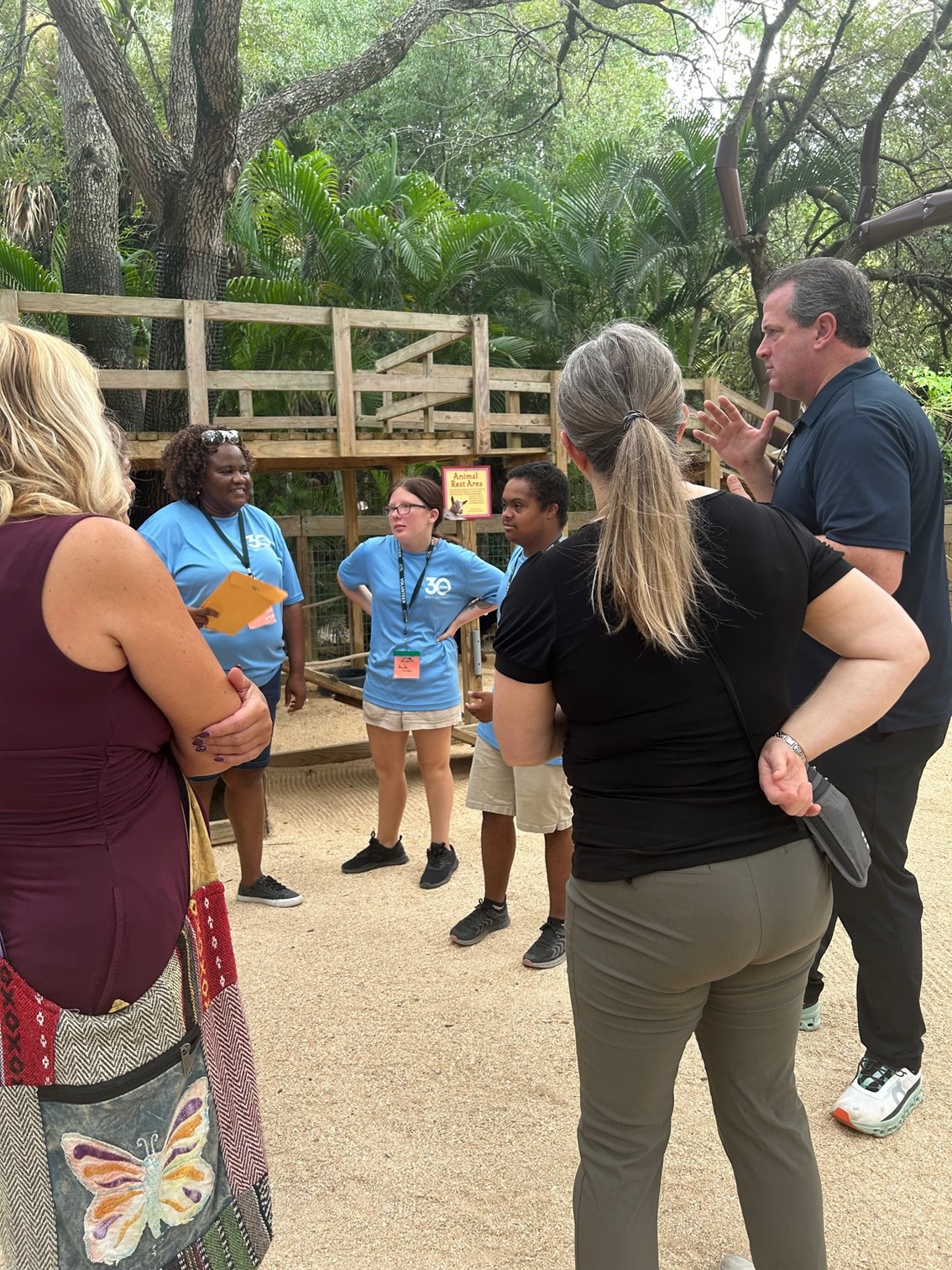 WBLE Learn to Earn Youth Program Students at Brevard Zoo